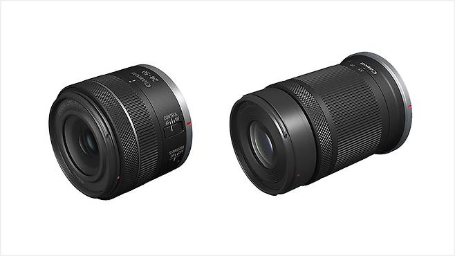 사진 : 신제품 RF 렌즈 2종 RF24-50mm F4.5-6.3 IS STM / RF-S55-210mm F5-7.1 IS STM