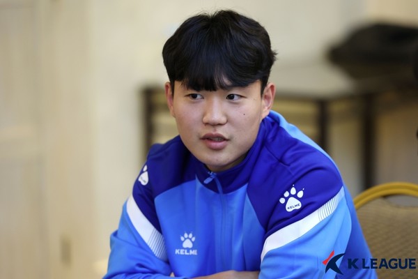 정호연(광주FC). 한국프로축구연맹 제공