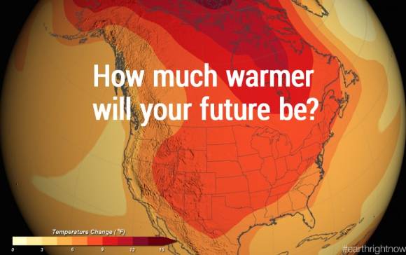 2015년 파리기후변화협약을 통해 온실가스 감축에 합의했는데 여전히 온실가스는 줄지 않고 있다. 이 흐름이 계속되면 1.5도 상승 방어에 실패할 것이란 '레드 경고'가 나왔다.  [사진=NASA]