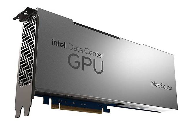 인텔의 데이터 센터 GPU 맥스 (이전 코드 명 폰테 베키오). 출처=인텔