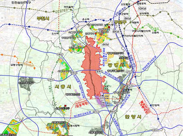 광명시흥 공공주택지구 위치도. [사진 제공 = LH]
