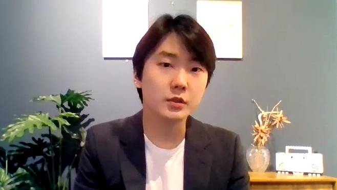 조성진, 지난 4일 화상 기자간담회 모습 [사진=MBN]