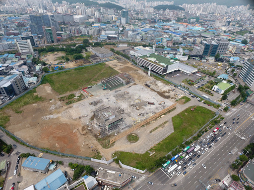 군포시 당정동 노후 일반공업지역 활성화 시범사업이 순항하고 있다. 사진은 당정동 일반공업지역 내 옛 유한양행 부지. 군포시 제공