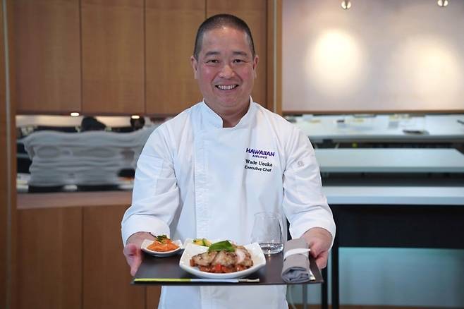웨이드 우에오카 하와이안항공 총괄 셰프. /사진= 이인솔 여행+ 인턴 PD