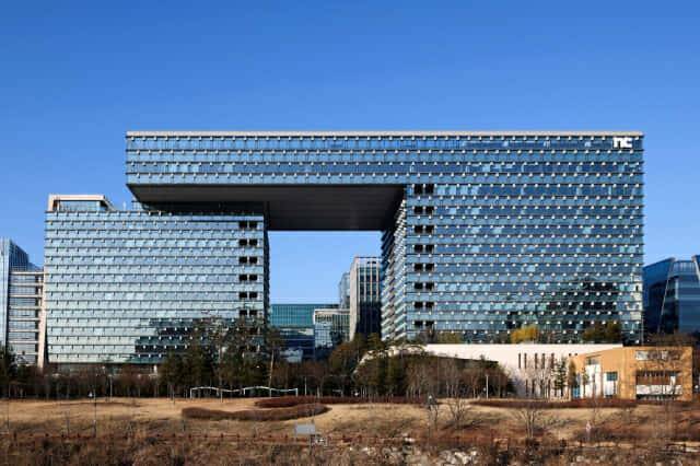 판교에 위치한 엔씨소프트 사옥.&nbsp; &nbsp;엔씨