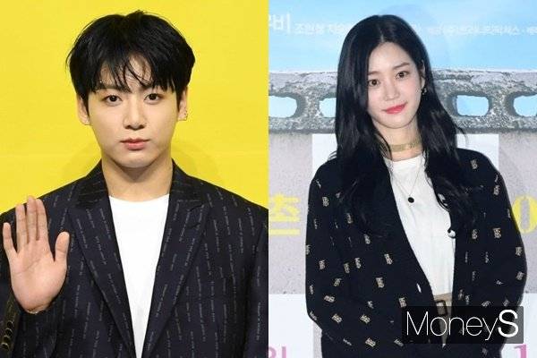 그룹 BTS 정국과 배우 이유비의 열애설이 지난해에 이어 또다시 불거졌다. 사진은 정국과 이유비. /사진=장동규 기자