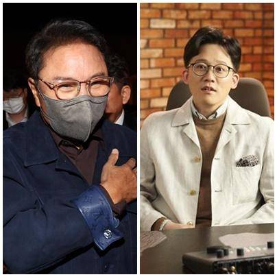 이수만 SM엔터테인먼트 전 총괄 프로듀서와 이성수 SM 대표. 연합뉴스·SM 제공