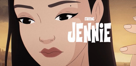 샤넬의 파인 주얼리 ‘코코크러쉬’가 공개한 애니메이션 에피소드 ‘Dear Paris’ 편에 등장한 2D버전 블랙핑크 제니. [샤넬 공식 홈페이지]