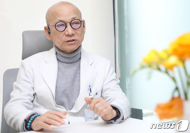 이병관 대자인병원장이 뉴스1 전북취재본부와 인터뷰하고 있다. 2023.2.17/뉴스1 ⓒ News1 유경석 기자