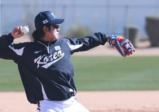 WBC야구대표팀의 최정. 연합뉴스