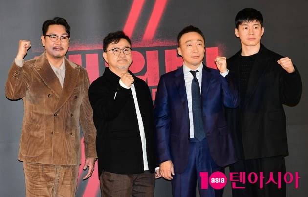 조진웅, 이원태 감독, 이성민, 김무열 /사진=텐아시아 DB