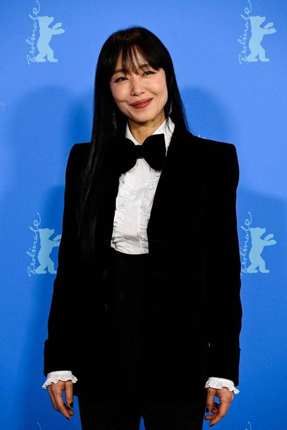 배우 전도연이 넷플릭스 영화 '길복순'으로 제73회 베를린국제영화제에 참석했다. 〈사진= 연합뉴스/AFP〉