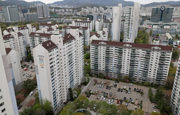 경기 성남시 분당구 한 아파트 단지 전경. 사진=한경DB