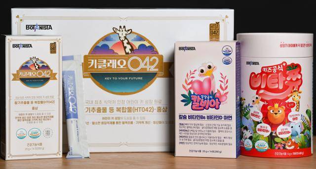 김보미 보타니스타 대표가 고안한 어린이용 건강기능식품들. 황기 등 천연 추출물을 이용하고 아이들이 먹기 좋도록 맛있게 만들었다. 김영원 인턴기자