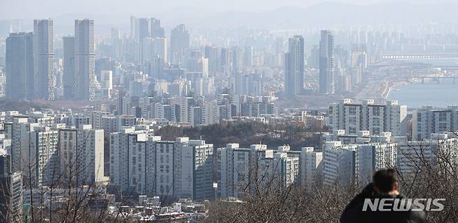 서울 시내 아파트 단지 모습. 뉴시스 자료사진.