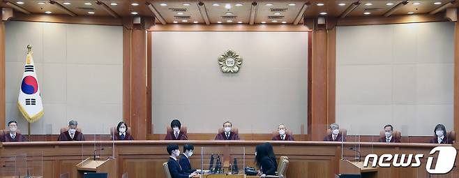 서울 종로구 헌법재판소 대심판정. ⓒ News1 박정호 기자