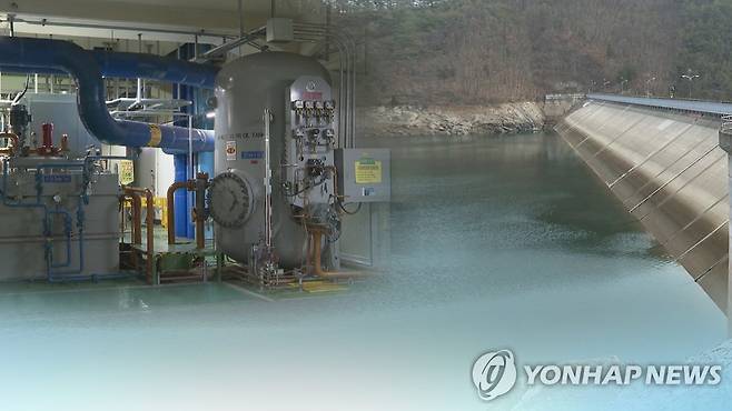 양수발전소(CG) [연합뉴스TV 제공]