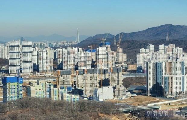 경기도 과천시 갈현동 과천지식정보타운 전경. 사진=오세성 한경닷컴 기자