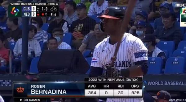 로저 버나디나. ⓒMBC SPORTS 중계화면 캡처