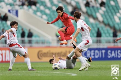 U-20 축구대표팀 이준상 [대한축구협회 제공. 재판매 및 DB 금지]