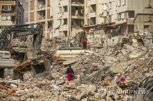 튀르키예 지진으로 폐허된 도시 [로이터 연합뉴스 자료사진. 재판매 및 DB 금지]