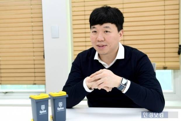 김근호 리코 대표가 <한경닷컴>과 인터뷰를 하고 있다. /사진=변성현 한경닷컴 기자