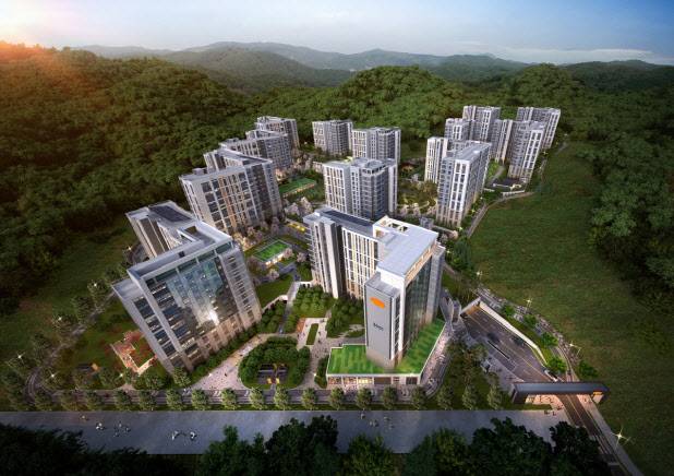 ‘e편한세상 동탄 파크아너스’ 조감도 (사진=DL이앤씨)