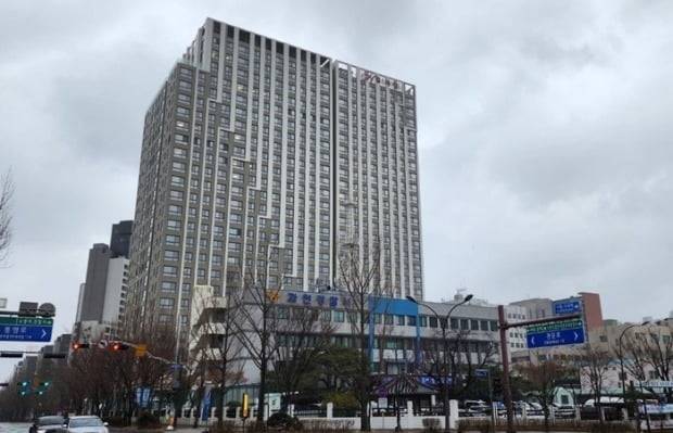 과천시 중앙동 '힐스테이트 과천중앙' 오피스텔 모습. 사진=오세성 한경닷컴 기자