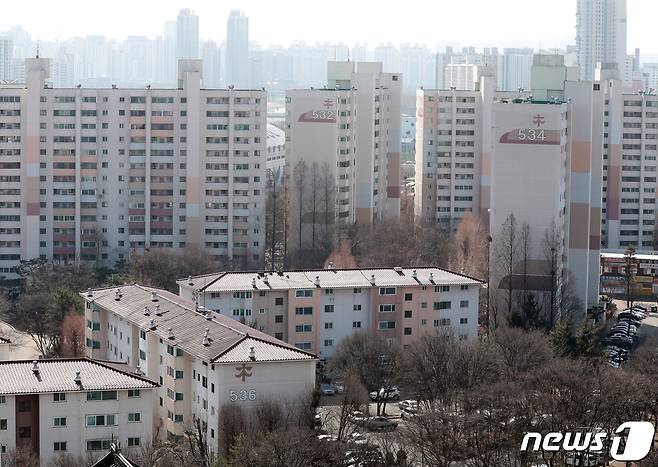 <자료 사진> 서울 양천구 목동 아파트 5단지의 모습. ⓒ News1 구윤성 기자