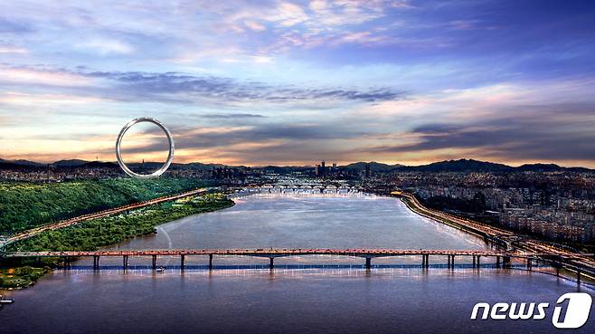 서울시가 지난 8일 공개한 서울링 조감도. (서울시 제공) 2023.3.9/뉴스1