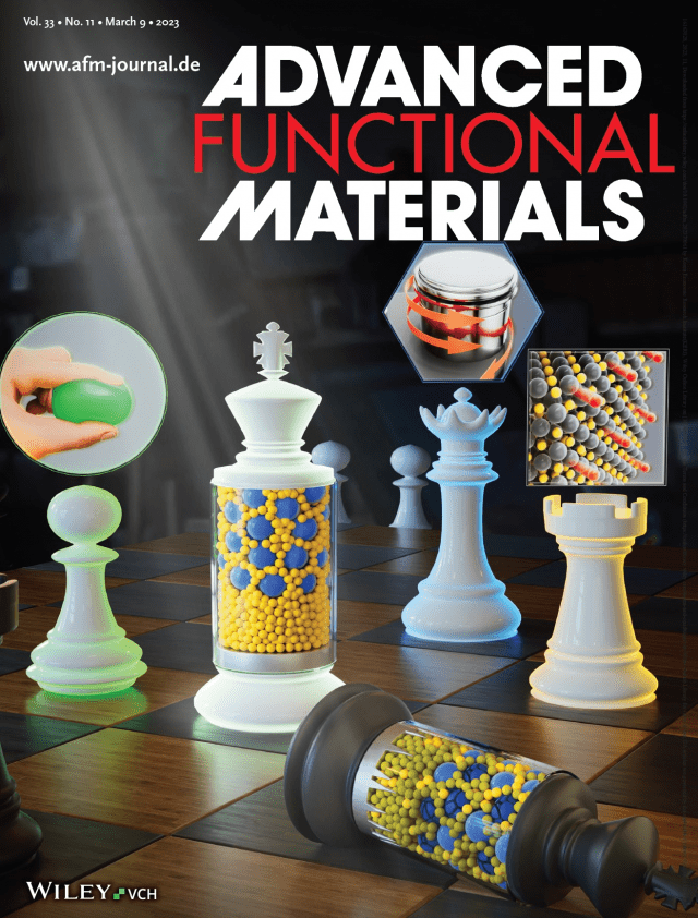 KIST 연구진의 이 연구는 Advanced Functional Materials 표지논문으로 선정됐다. (사진=KIST)