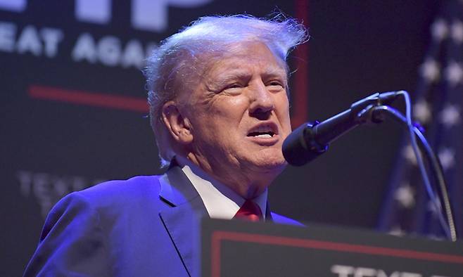 트럼프 전 미국 대통령. AP연합뉴스