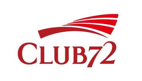 KX그룹이 스카이72의 운영을 넘겨받아 골프장 이름을 ‘클럽72’로 바꾸고 오는 20일 예약 홈페이지(원더클럽)를 오픈한다. 사진은 클럽72의 로고.