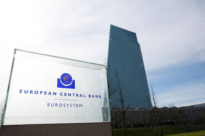 ▲독일 프랑크푸르트 유럽중앙은행(ECB) 본부 사진: 연합뉴스