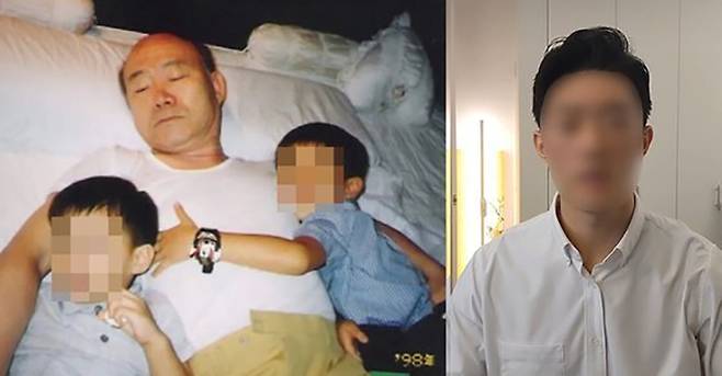 고(故) 전두환 전 대통령(왼쪽 사진 가운데)의 손자인 전우원(오른쪽 사진)씨. 인스타그램 갈무리