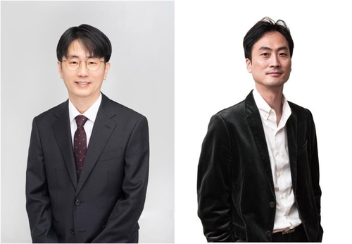 김형수(왼쪽) SK하이닉스 부사장과 장준혁 한양대학교 교수
