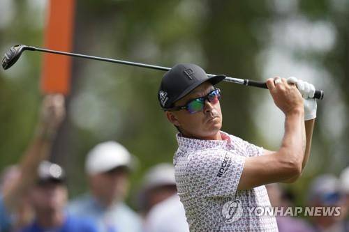 리키 파울러의 스윙. [AP=연합뉴스]