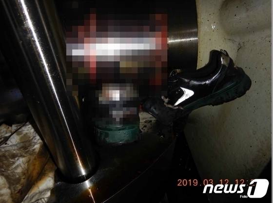 사고 당시 현장 사진(이상국씨 제공) ⓒ 뉴스1