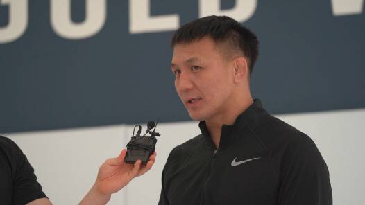 골드레슬링 부산점 바이르 코치. 김동균 인턴기자