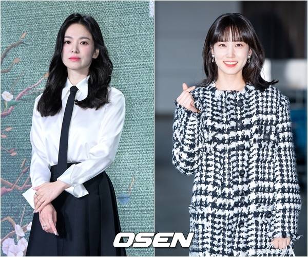 왼쪽부터 송혜교, 박은빈