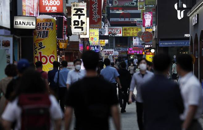 서울 종각역 인근 유흥가 모습(사진 = 뉴시스)