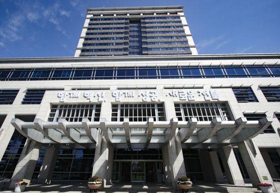 전북도청 전경.