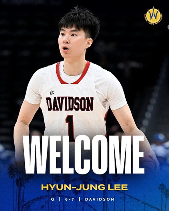 ▲ 이현중 ⓒ 산타크루즈 워리어스 SNS