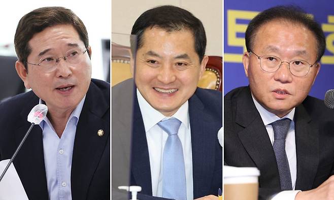 왼쪽부터 김학용, 박대출, 윤재옥 의원. 연합뉴스