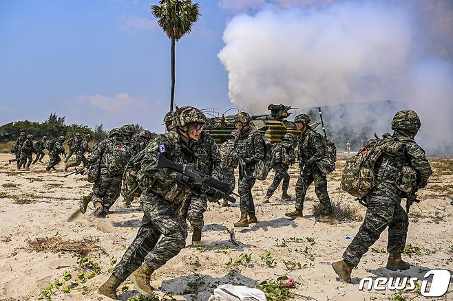 2023년 '코브라골드' 훈련에 참가한 해병대. (해병대사령부 제공) 2023.3.3/뉴스1