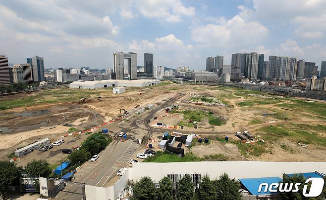 서울 용산 정비창 부지의 모습. 2022.7.26/뉴스1 ⓒ News1 구윤성 기자