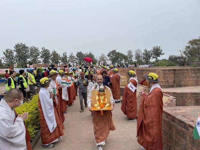 [사진제공=상월결사 인도순례단]