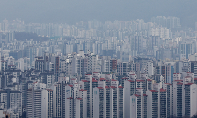 서울 남산에서 바라본 서울시내 아파트. 서울경제DB