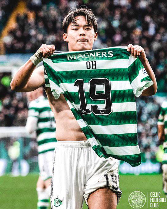 골 맛을 본 오현규(셀틱)가 대표팀 최전방 경쟁에 뛰어들었다. 사진=셀틱 SNS