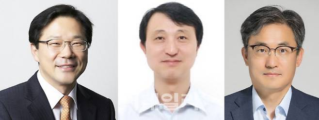 왼쪽부터 김창현 원세미콘 대표, 박태훈 넥스틴 대표, 황규철 DB하이텍 브랜드사업부 대표.